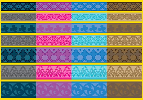 Vector Gothic Borders