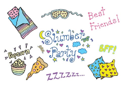 Free Slumber Party Vector Series