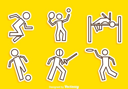 Sport Line Vector Icons
