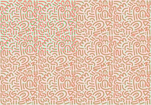 Abstract Orange Swirl Background vector