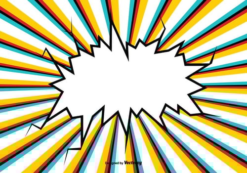 Blank Comic Style Background vector