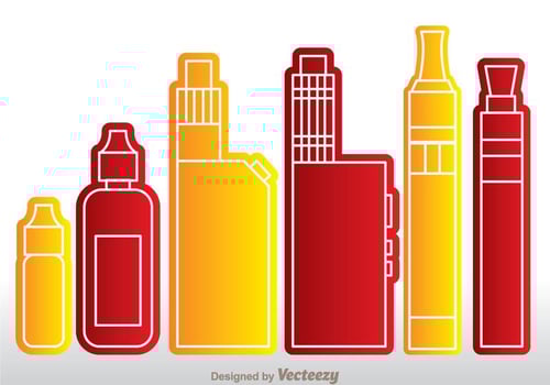 Vape Icons vector