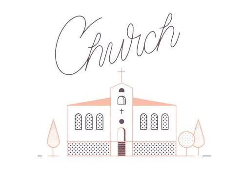 Free Church Vector
