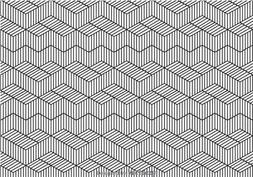 Black And White Line Pattern vector