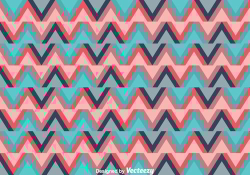 Ethnic Zig Zag Background vector