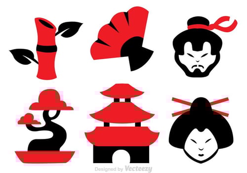 Chinese Culture Vector Icons