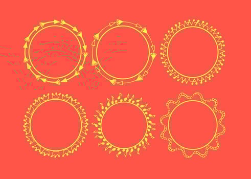 Decorative Frame Set vector