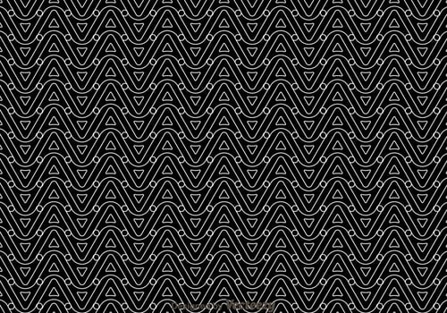 Black And White Wave Pattern vector