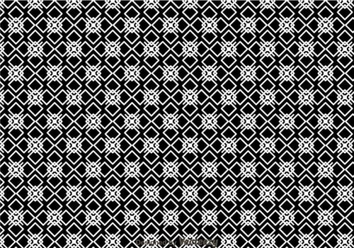 Geometric Black And White Pattern vector