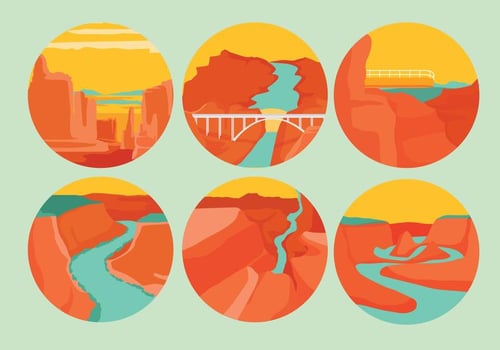 Grand Canyon Vectors