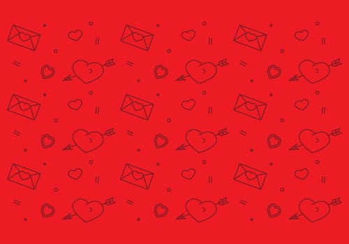 Free Heart Vector Pattern 1