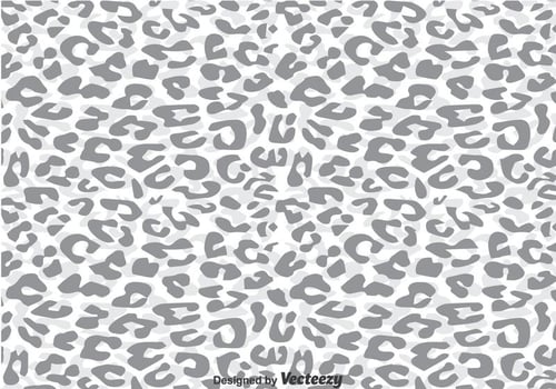 Gray Leopard Pattern vector
