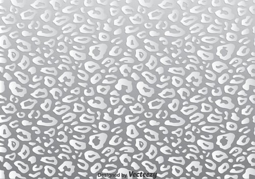 White Paper Leopard Pattern vector