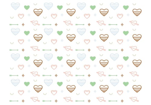 Free Heart Vector Pattern 2