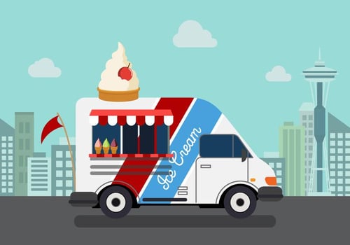 Vector Ice Cream Truck