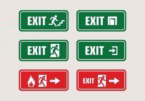 Vector Exit Sign System