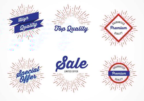 Creative Vector Badges