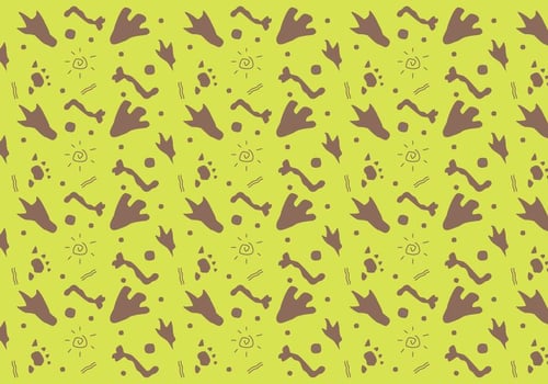 Free Dinosaur Pattern 9 vector
