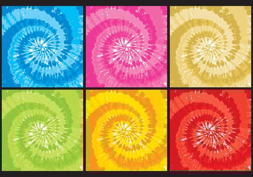 Tye Dye Textures vector