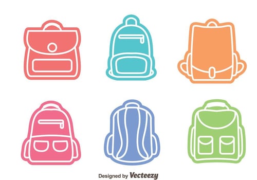 Colorful Bag Vectors