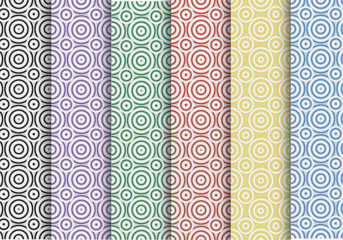 Creative Circle Vector Pattern