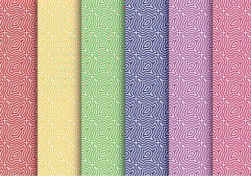 Colorful Swirl Pattern Vectors
