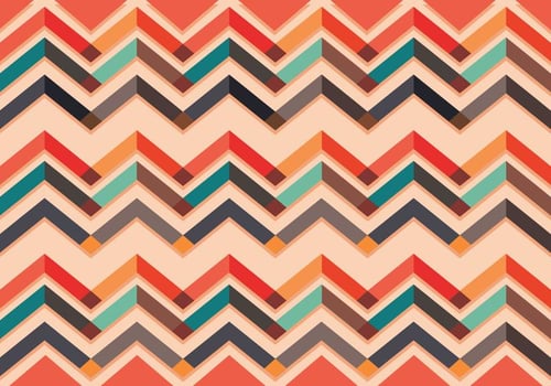 Chevron pattern vector colorful
