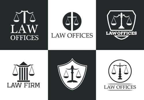 Law Office Vector Logo Collection