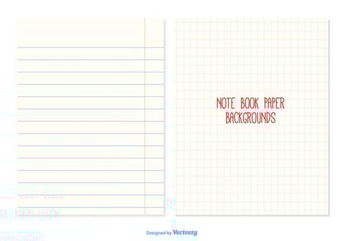 Notebook Paper Backgrounds vector