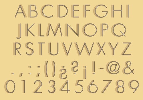 30s Type vector