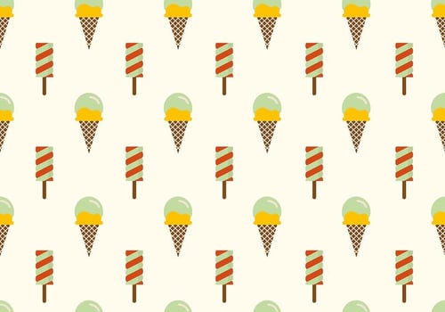 Ice Cream Vector Background