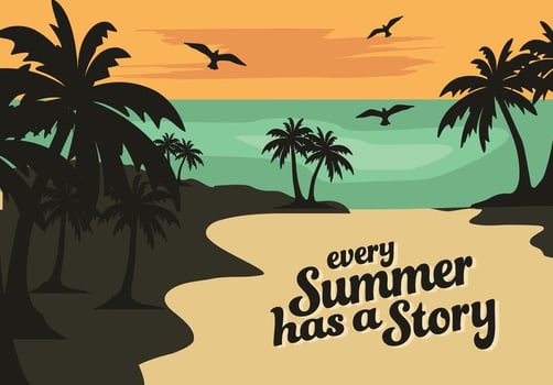 Free Summer Vector Background
