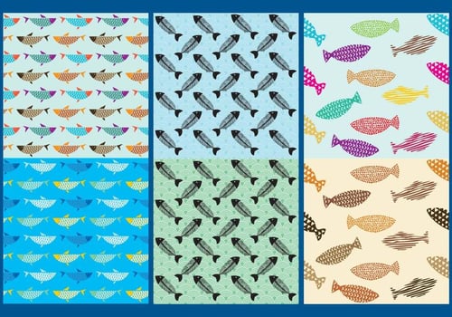 Fish Pattern Vectors