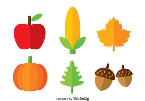 Thanksgiving Icons vector