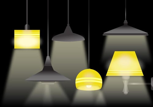 Turn On the Lamp Vectors