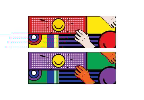 Free Simple Pop Art 2 Facebook Cover vector