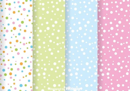 Abstract Colorful Dot Pattern vector