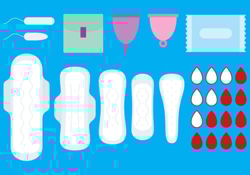 Feminine Hygiene Vectors