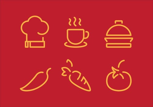 Vector Cooking Stuff Icon Set