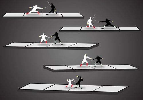 Fencing Scene Vectors
