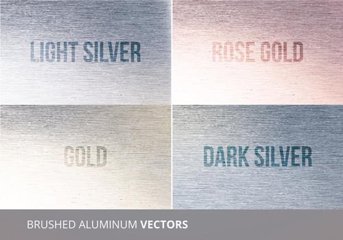 Brushed Aluminum Vector Texture