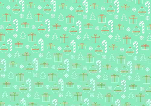 Christmas pattern background vector