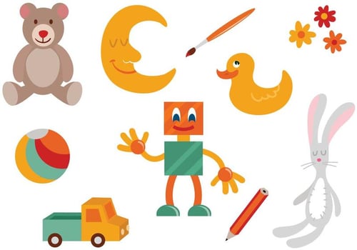Free Kids Room Vectors