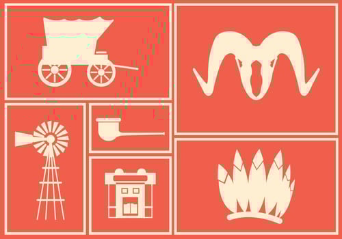 Wild West Vector Icons