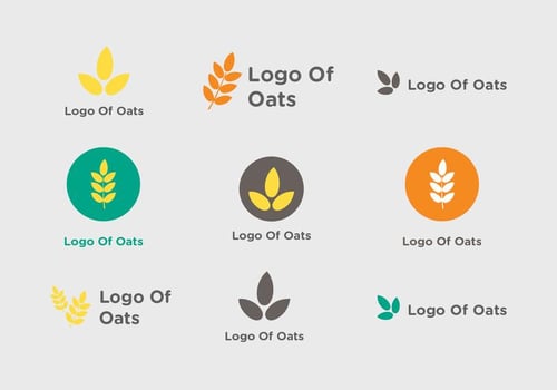 FREE OATS LOGO SET vector