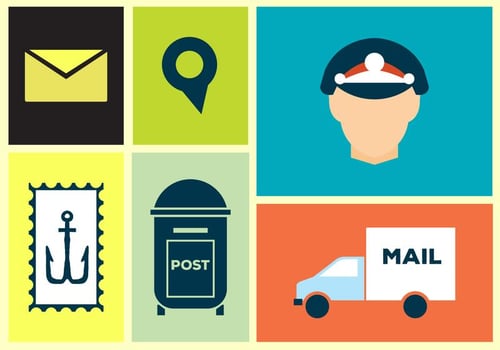 Postal Vector Icons