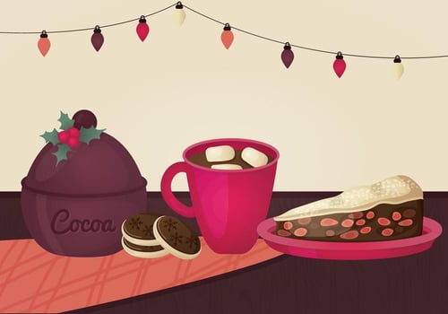 Christmas Food Vector Illustration