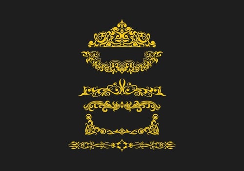 FREE SCROLLWORK VECTOR 3