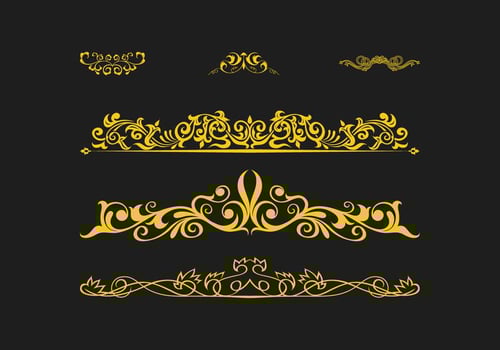 FREE SCROLLWORK VECTOR 2