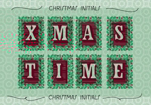 Free Christmas Background Illustration vector